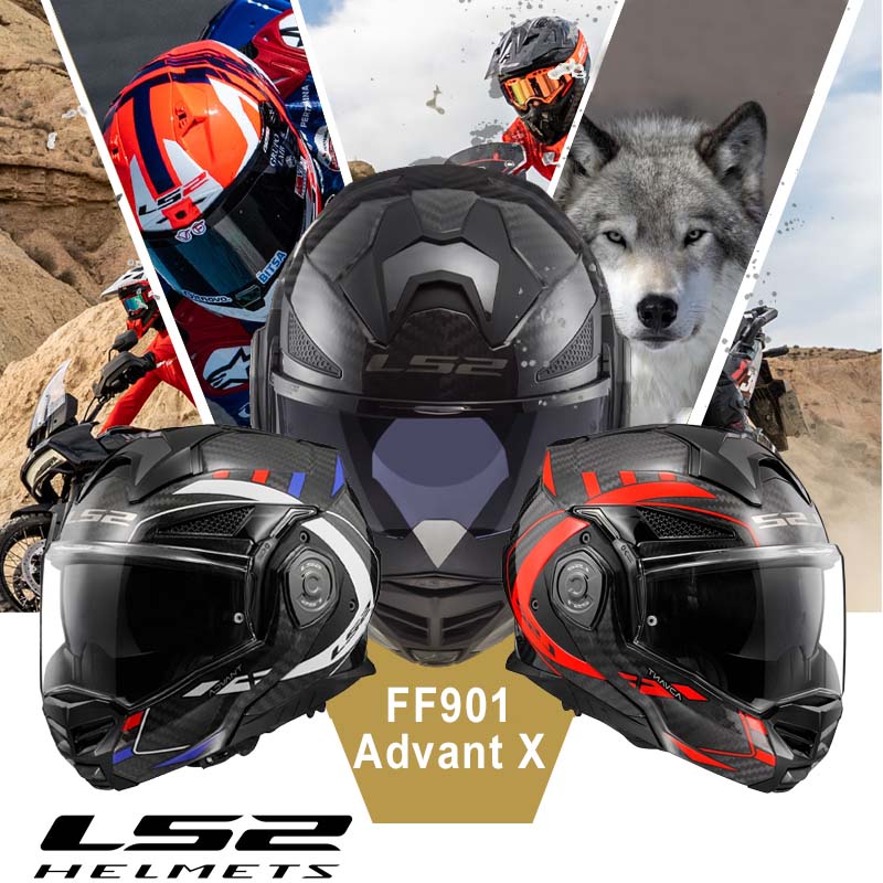 🔥Last Day Specials 🔥LS2 FF901 ADVANT X+ helmet in lightweight carbon fiber