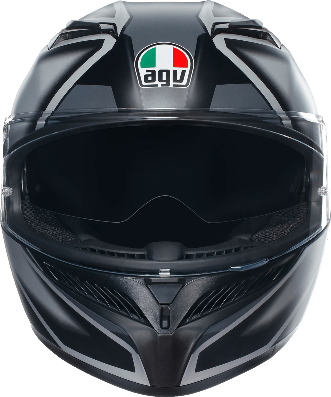AGV K3 Helmet - Compound Matte Black/Gray