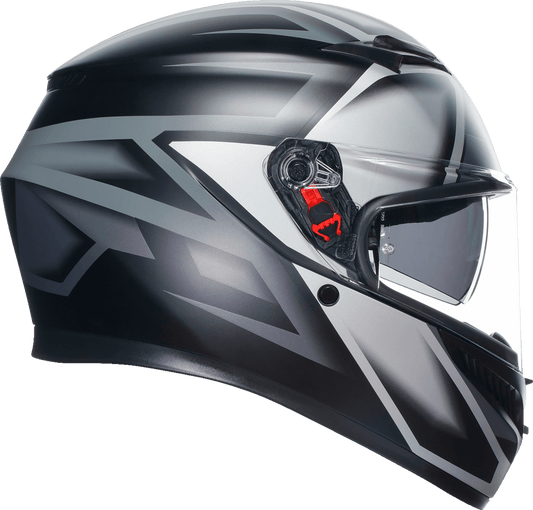 AGV K3 Helmet - Compound Matte Black/Gray